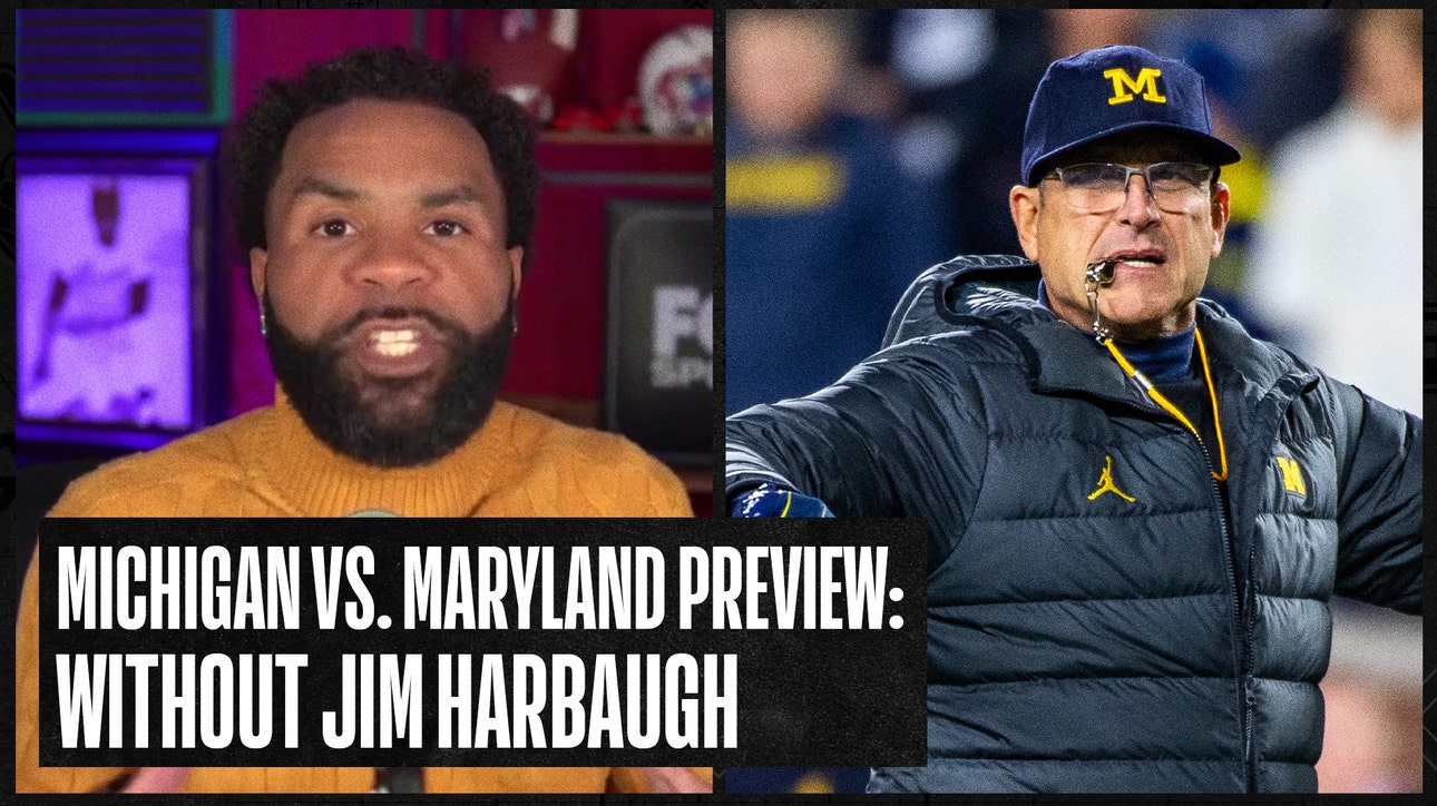 Will No. 3 Michigan defeat Maryland without head coach Jim Harbaugh? | No. 1 CFB Show