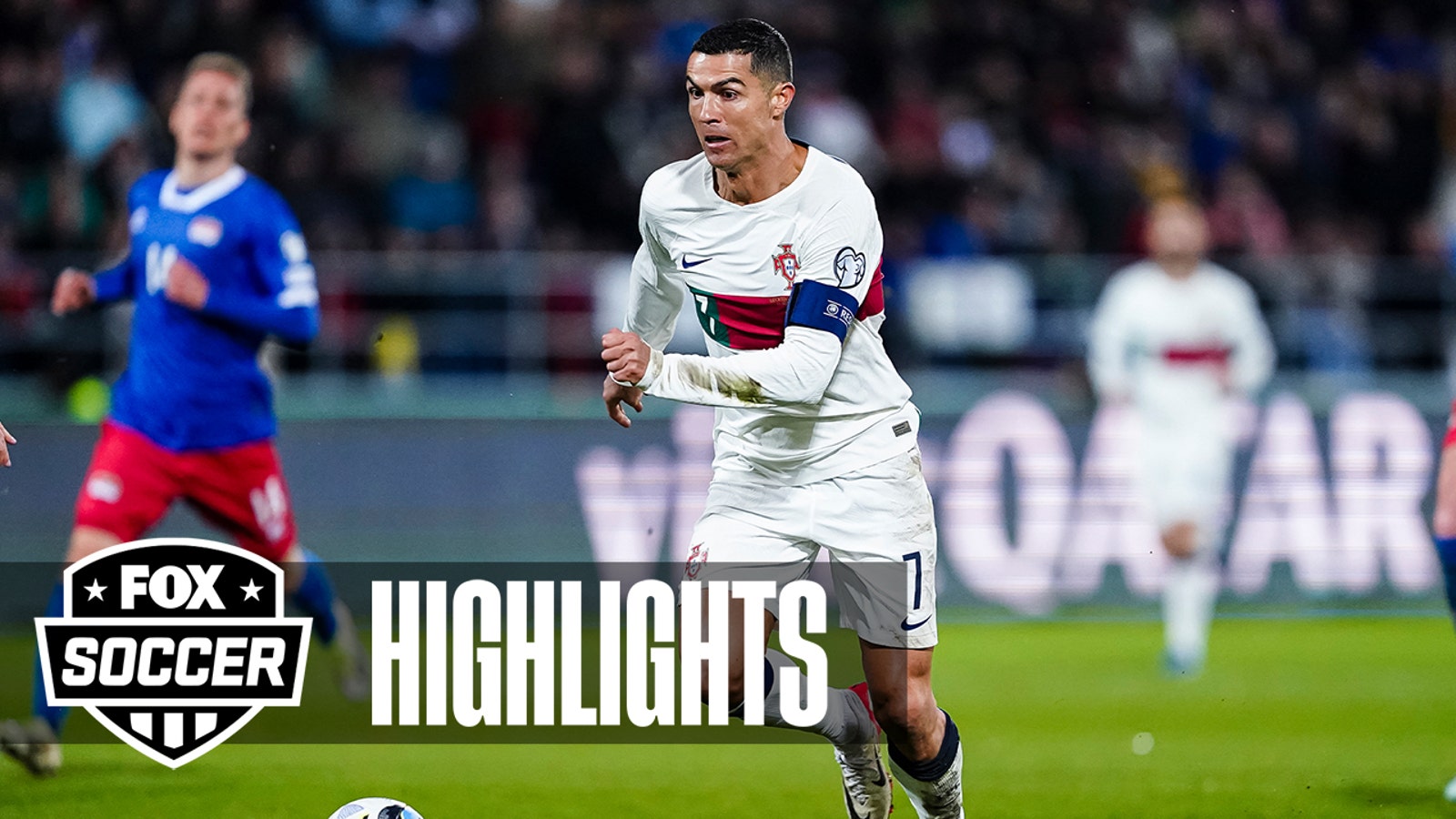 Cristiano Ronaldo scores in 46' to give Portugal a 1-0 lead vs. Liechtenstein