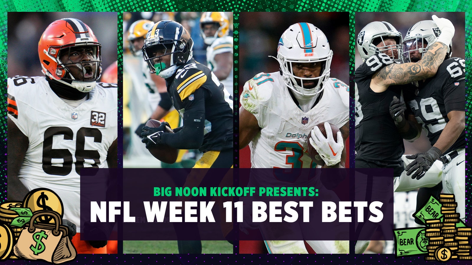 Browns vs. Steelers, Dolphins vs. Raiders best bets, predictions, odds