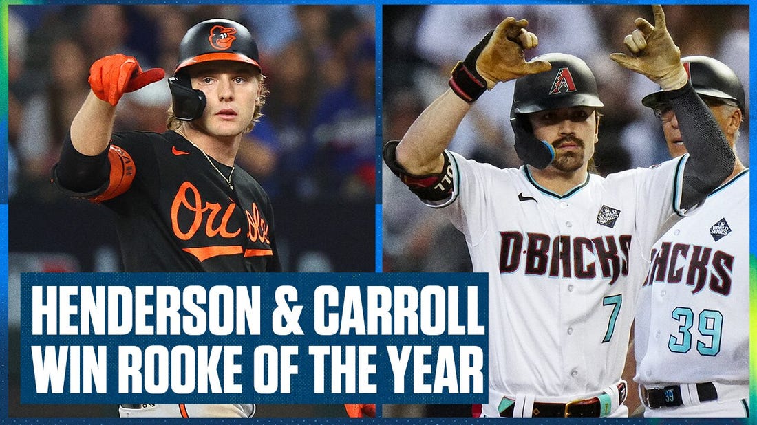Orioles' Gunnar Henderson & D-backs' Corbin Carroll win Rookie of the Year unanimously