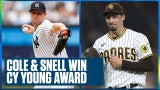 Gerrit Cole wins AL Cy Young unanimously & Blake Snell wins his 2nd Cy Young | Flippin' Bats
