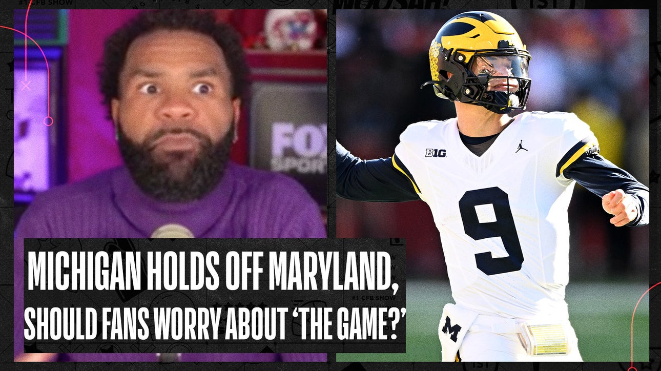 No. 3 Michigan holds off Maryland 31-24 & 'The Game' implications | No. 1 CFB Show 