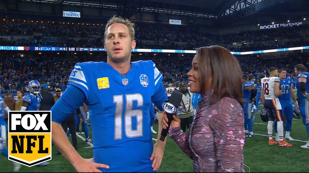 'We got a special group' — Jared Goff on the Lions' comeback victory against Bears
