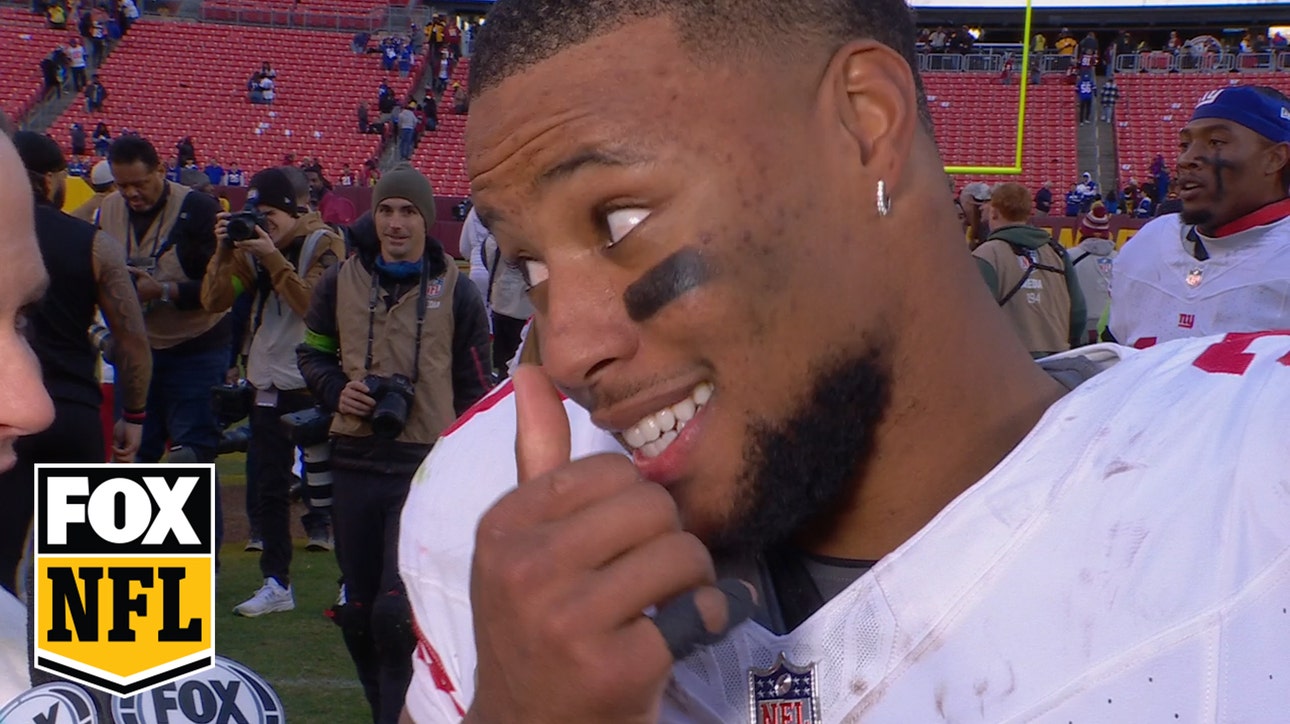 'We're a tough group' – Saquon Barkley on Giants' dominant 31-19 victory over Commanders