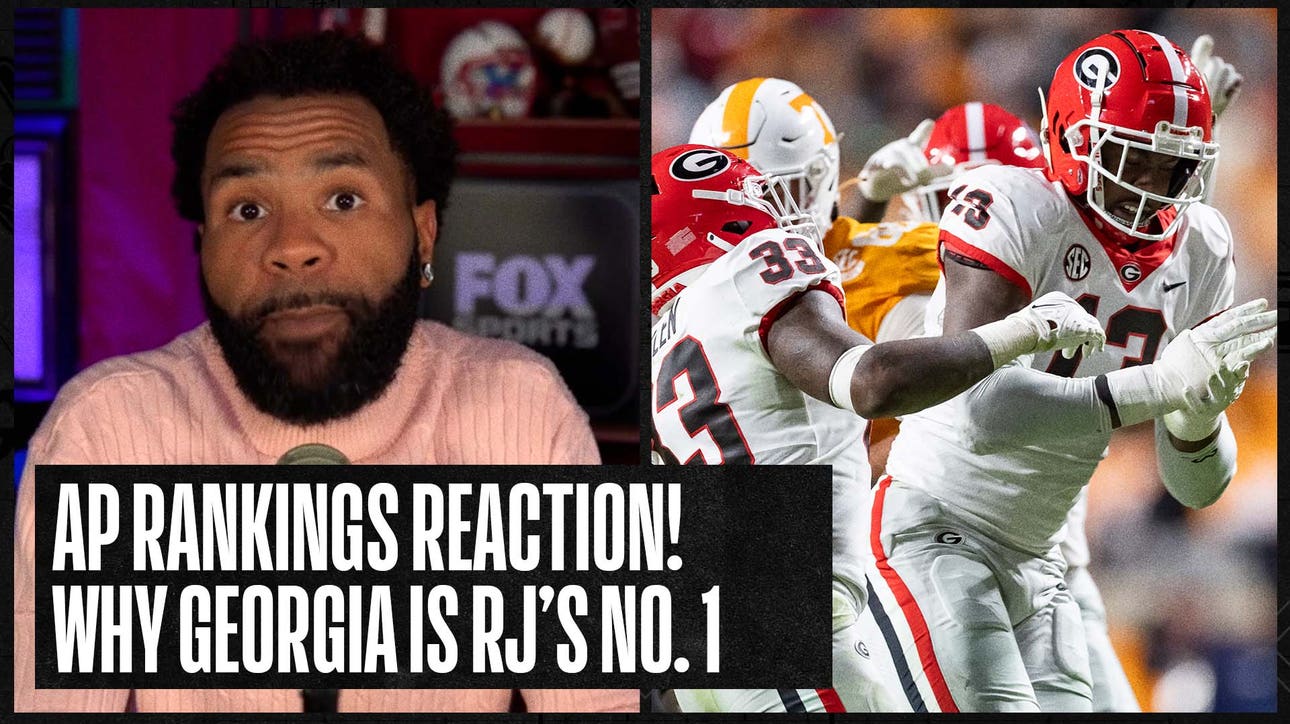 Georgia is RJ Young’s new number one team in his top 25! Ohio State jumps Michigan in AP Rankings