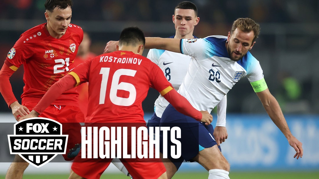 North Macedonia vs. England Highlights | European Qualifiers 