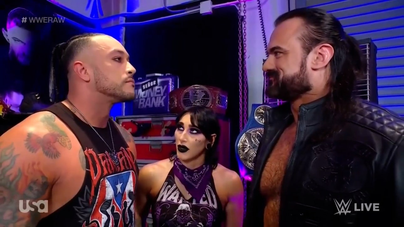 Damian Priest confronts Drew McIntyre for costing him the World Heavyweight Championship
