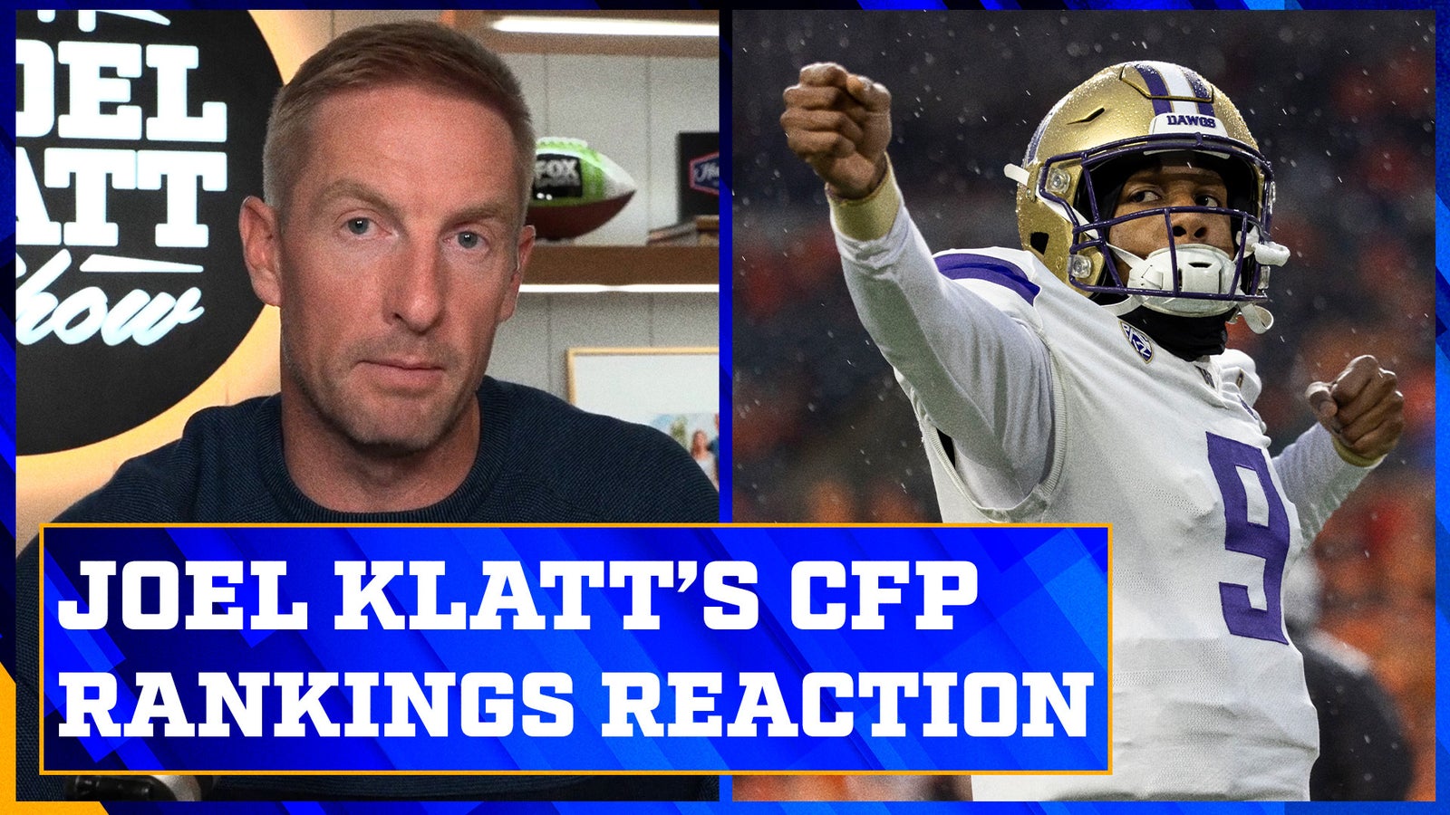 Washington jumps Florida State in the Week 13 CFP rankings – Joel Klatt reacts