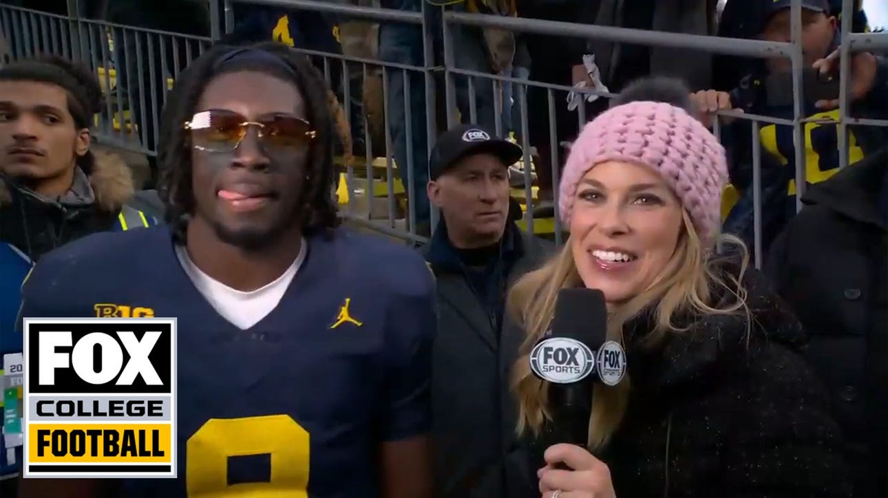 'I just called game!' - Rod Moore timely interception & sealing Michigan's victory over Ohio State 
