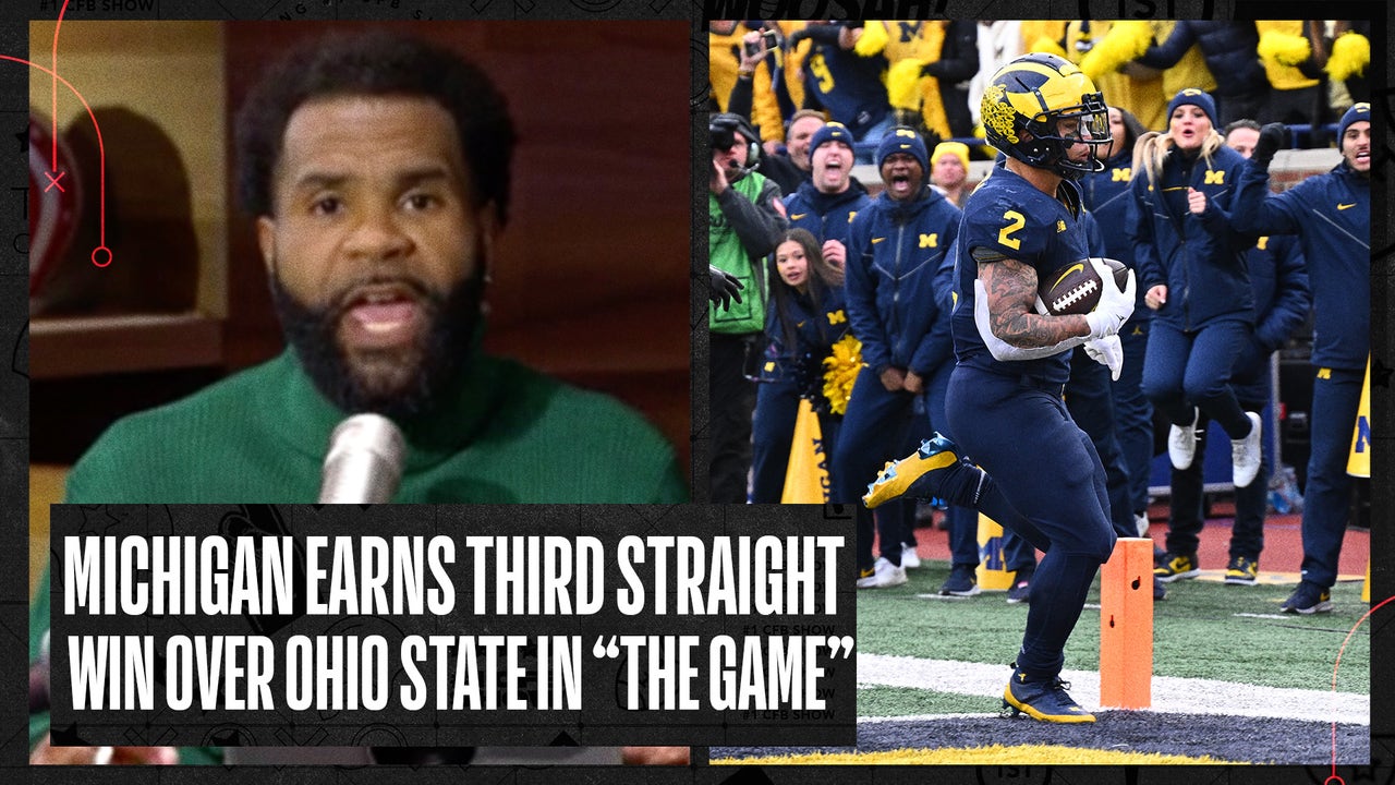 Michigan beats Ohio State for the third year in a row – RJ Young reacts | No. 1 CFB Show
