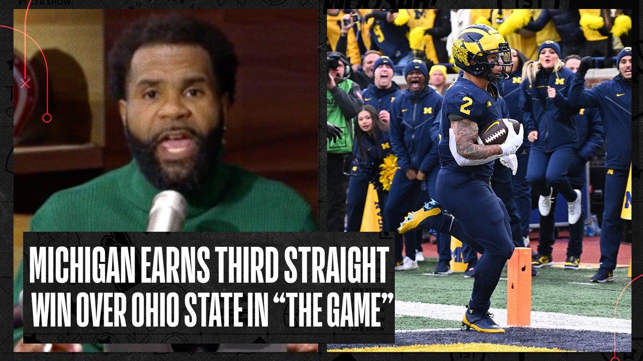 Michigan beats Ohio State for the third year in a row – RJ Young reacts | No. 1 CFB Show