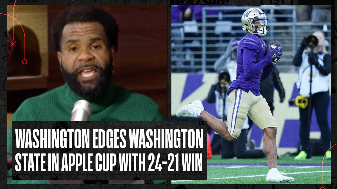 No. 4 Washington escapes Washington State in 24-21 Apple Cup win | No. 1 CFB Show