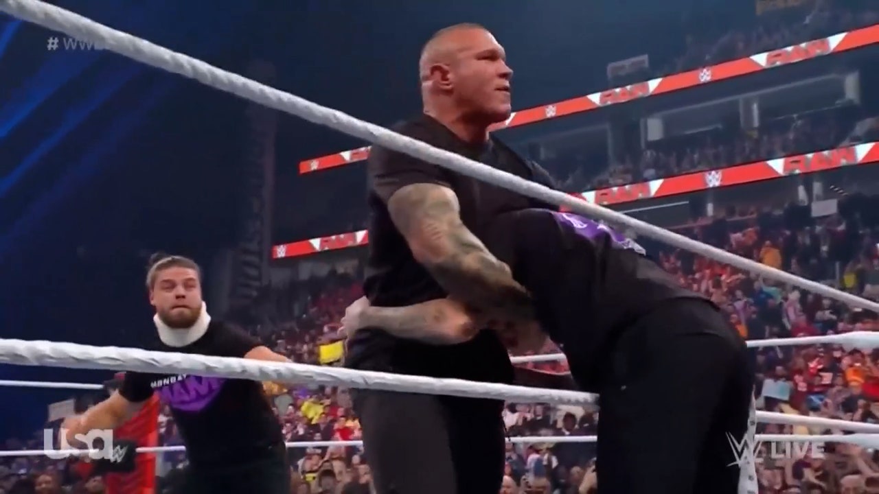 Randy Orton set up by Rhea Ripley during return to Raw following Survivor Series | WWE on FOX