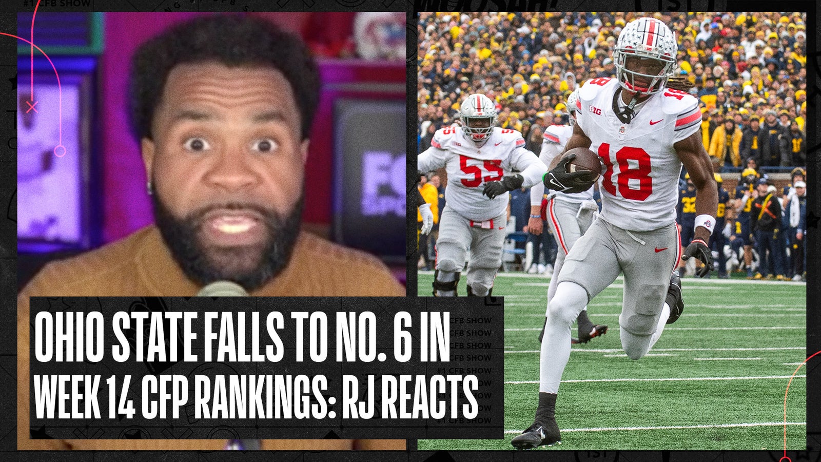 Ohio State drops to No. 6 in CFP rankings