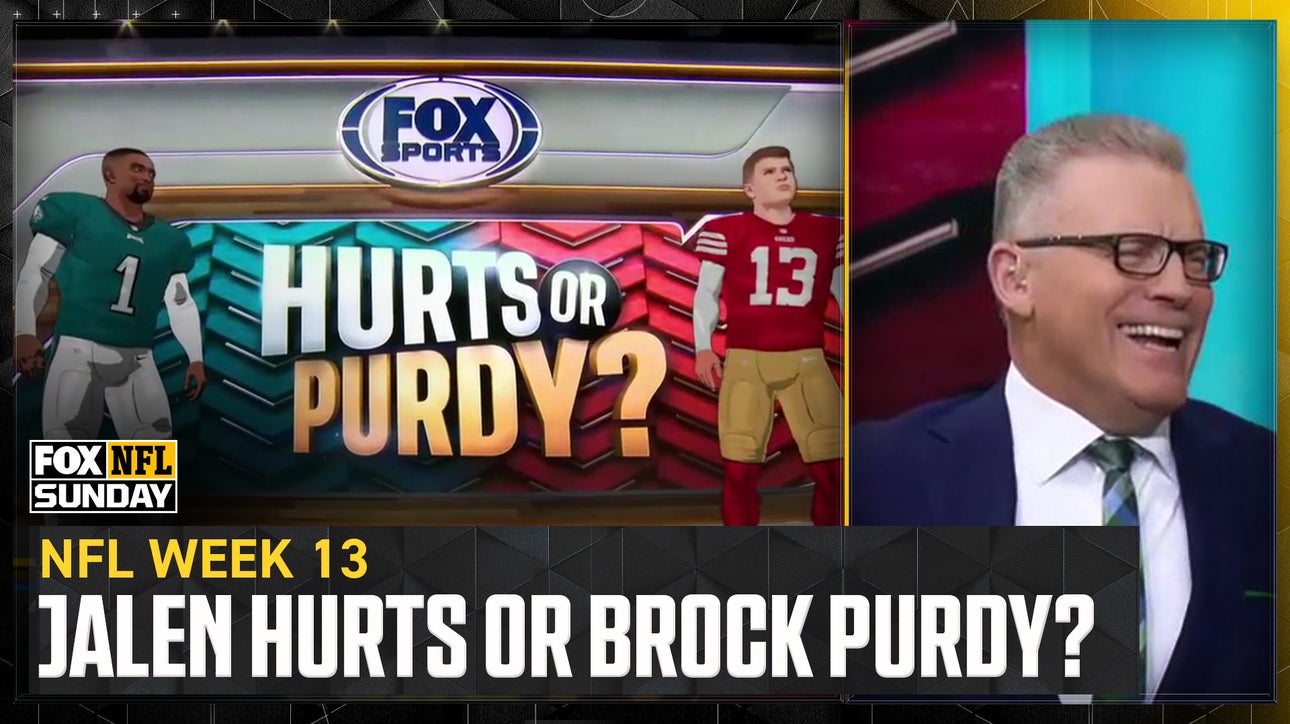 The 'FOX NFL Sunday' crew plays 'Hurts or Purdy?'