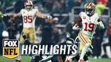 Brock Purdy's four passing touchdowns and Deebo Samuel's three touchdowns carried 49ers to dominant 42-19 win against Eagles