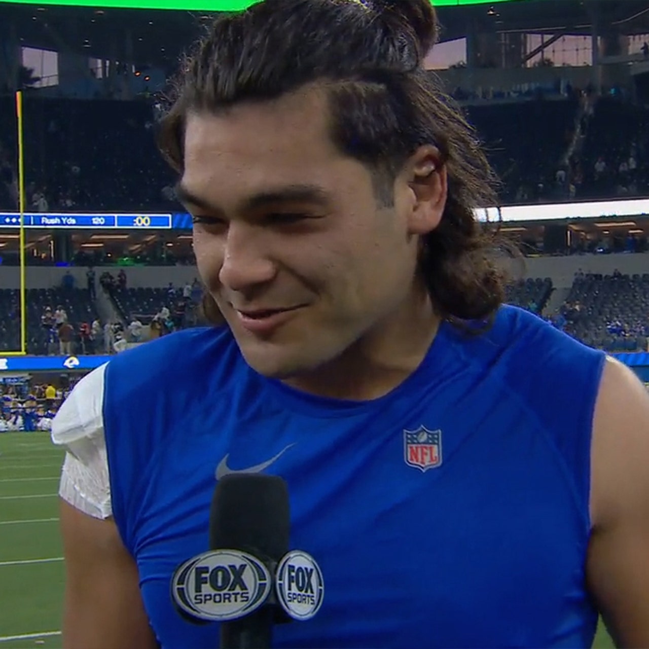 I'm so grateful to be here' – Puka Nacua on historic rookie season after  Rams' win over Browns | FOX Sports