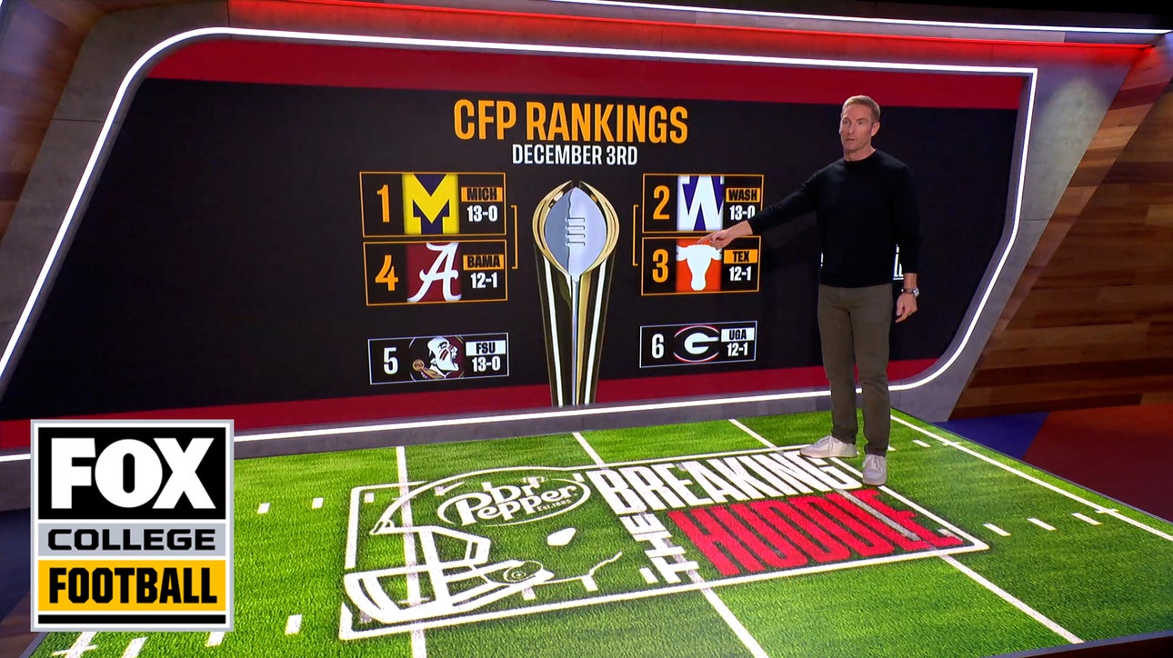 Joel Klatt reacts to Week 15 CFP rankings: should Florida State be in the top 4?
