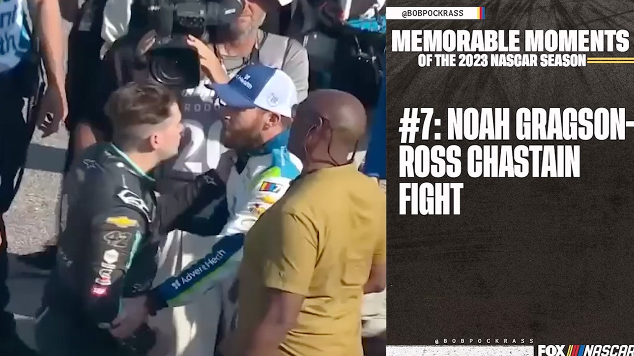Noah Gragson-Ross Chastain fight: No. 7 | Most Memorable Moments of the 2023 NASCAR Season
