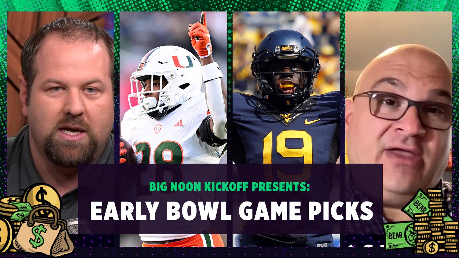 Miami vs. Rutgers, UNC vs. West Virginia early bowl game previews and picks 