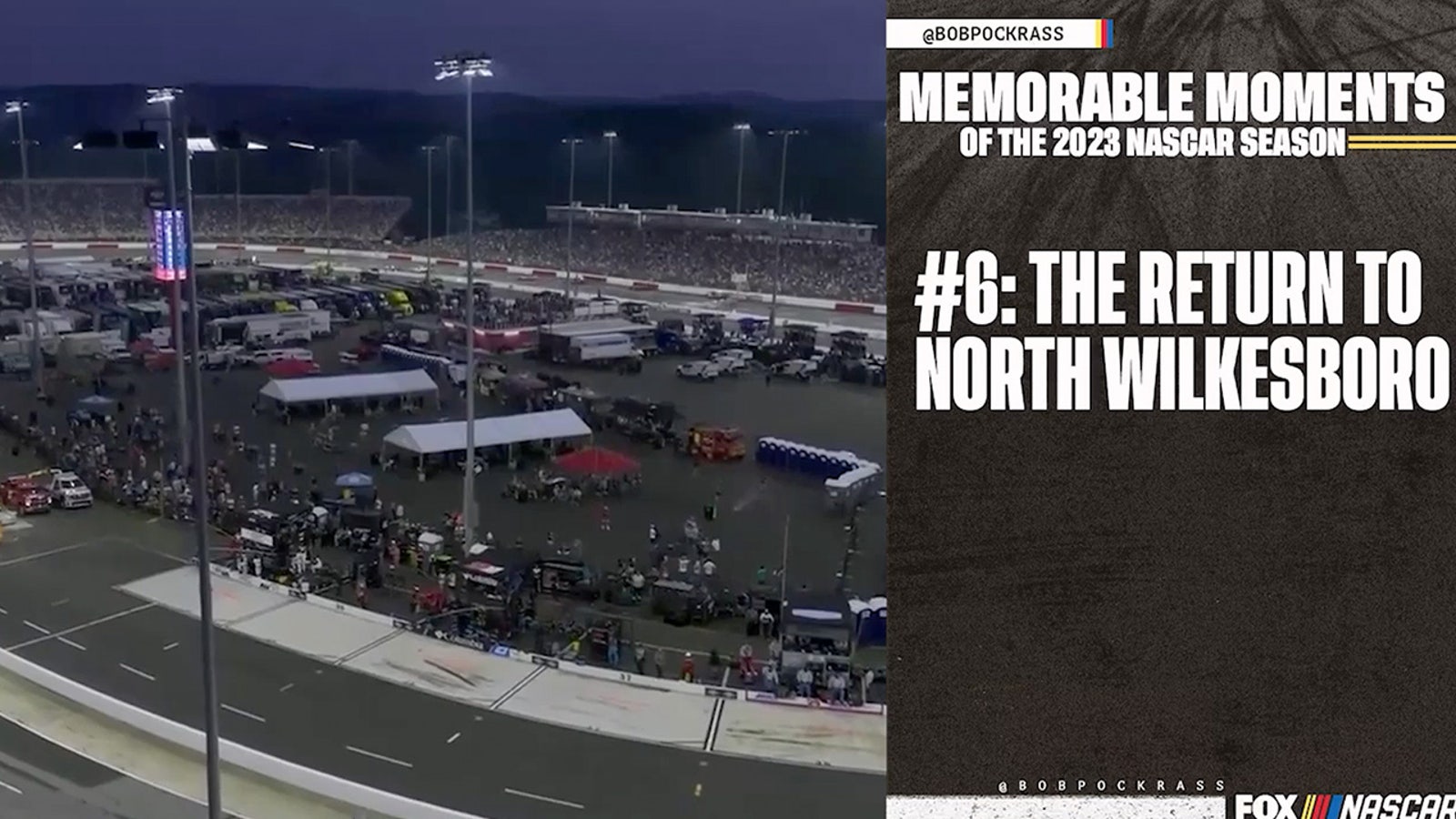 The return to North Wilkesboro: No. 6 | Most Memorable Moments of the 2023 NASCAR Season