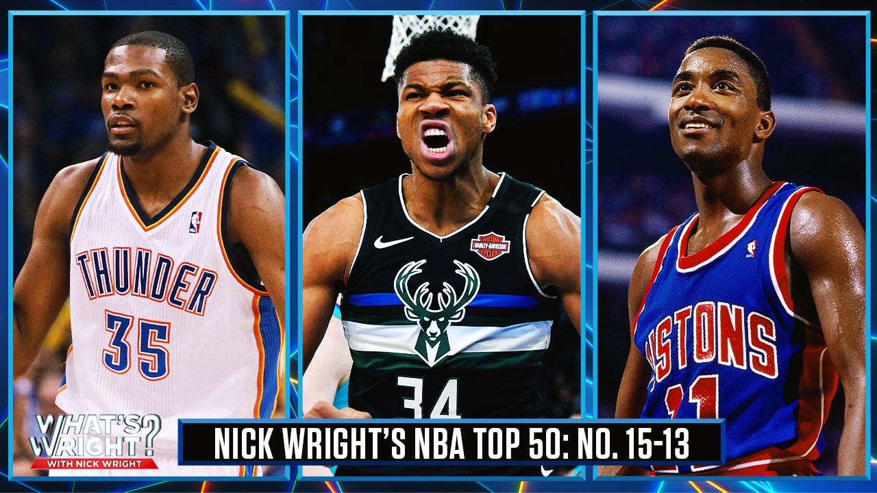 Kevin Durant, Giannis & Isiah | Nick Wright's Top 50 NBA Players of the Last 50