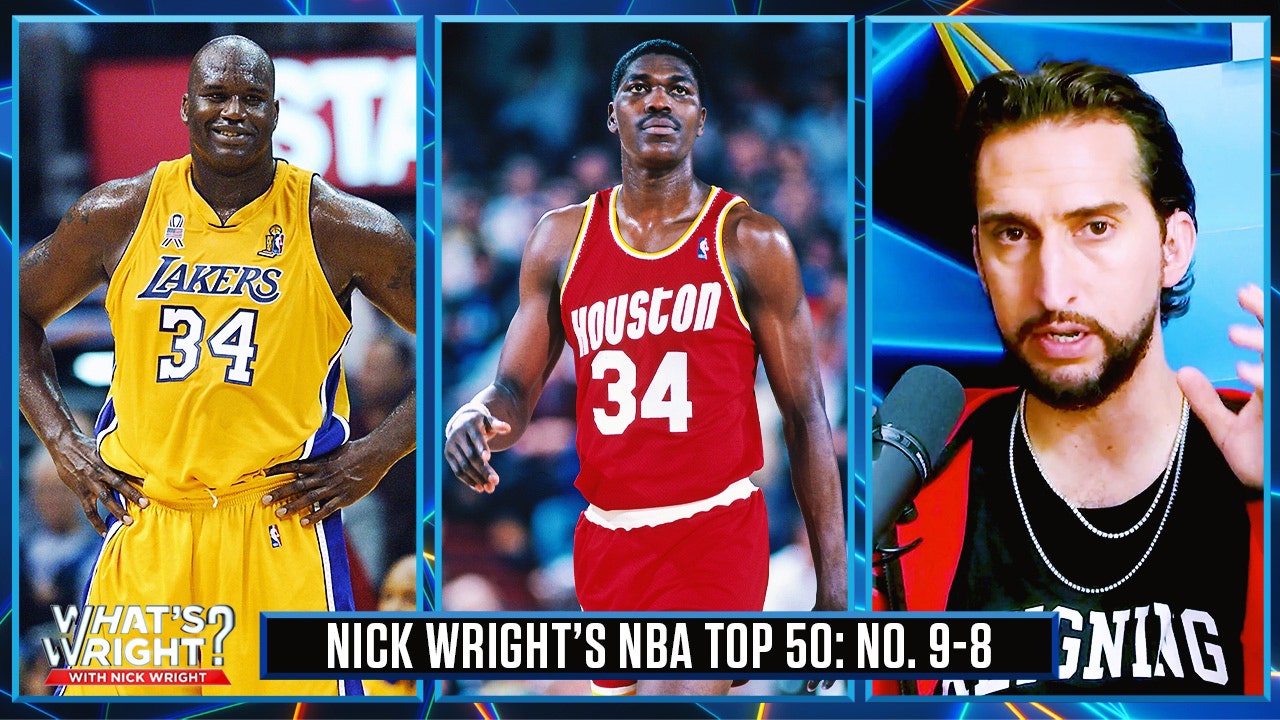 Shaquille O'Neal & Hakeem Olajuwon | Nick Wright's Top 50 NBA Players of the Las