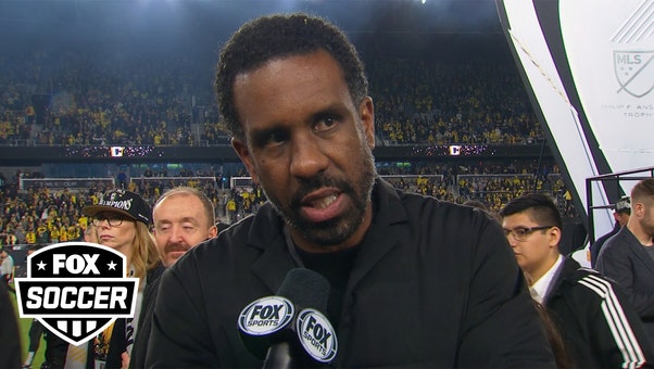 Columbus manager Wilfried Nancy praises team's resilience after 2-1 win over LAFC in MLS CUP | FOX Soccer