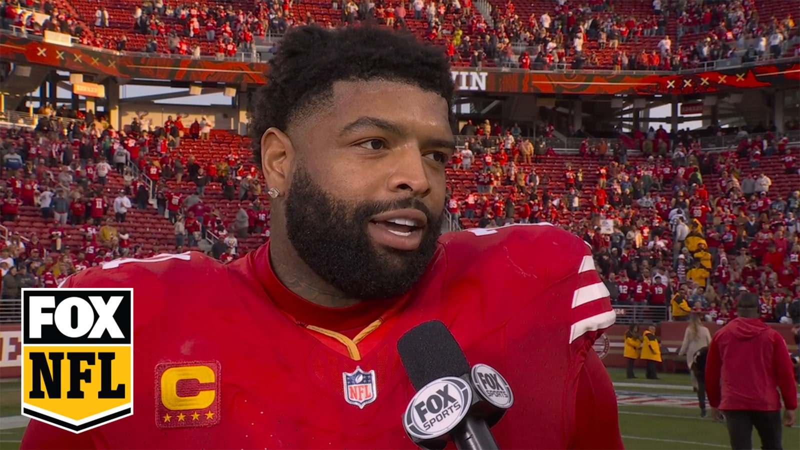 Trent Williams to Brock Purdy doubters: "Turn on the film"