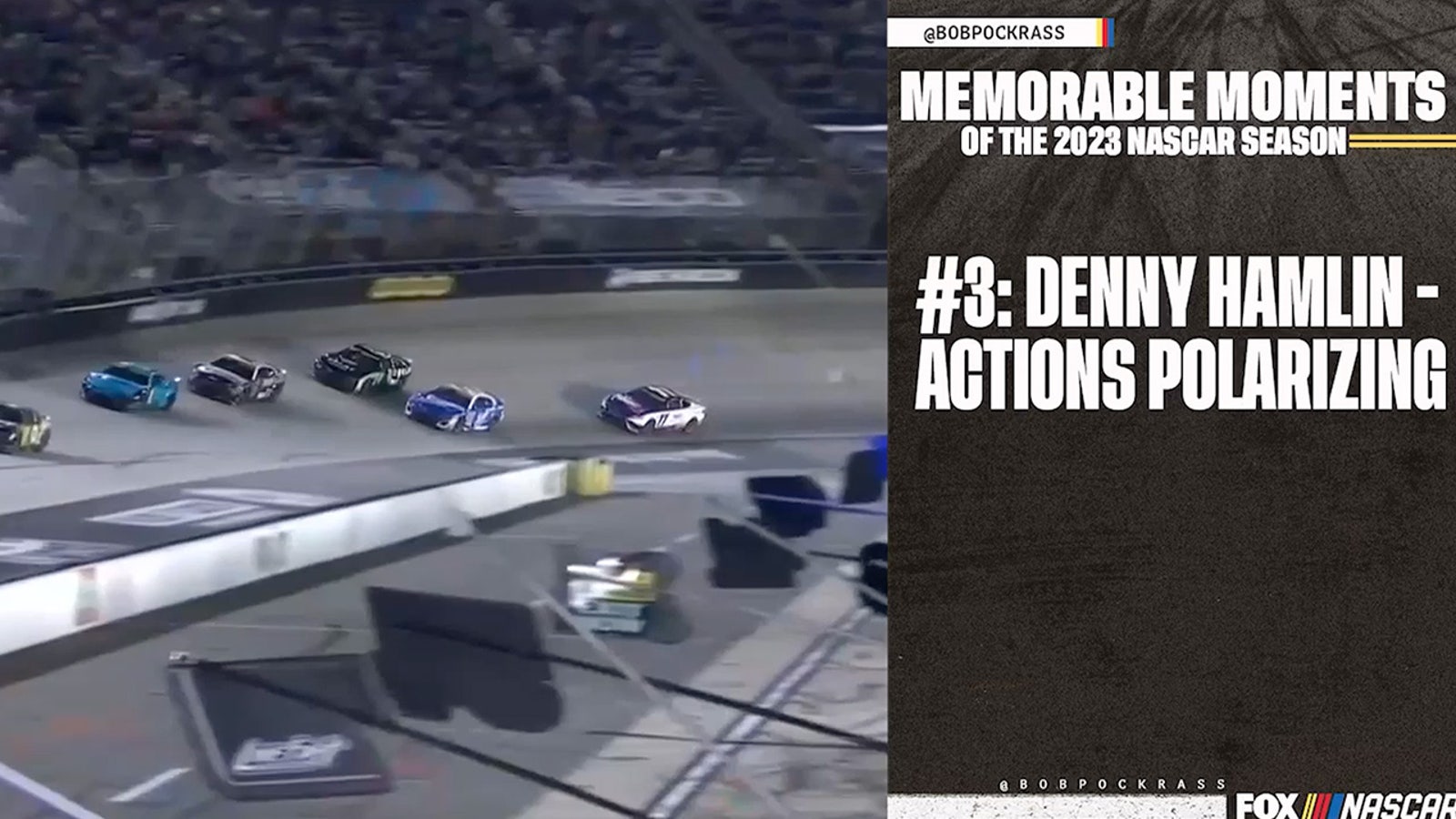 Denny Hamlin - Actions Polarizing Most Memorable Moments of 2023 NASCAR season