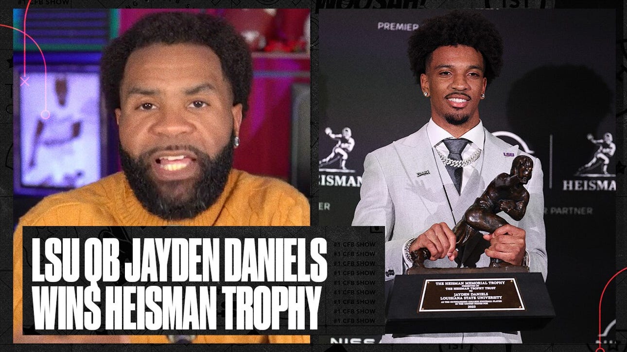 LSU’s Jayden Daniels wins Heisman Trophy & RJ reveals his ’24 Heisman Contenders | No. 1 CFB Show