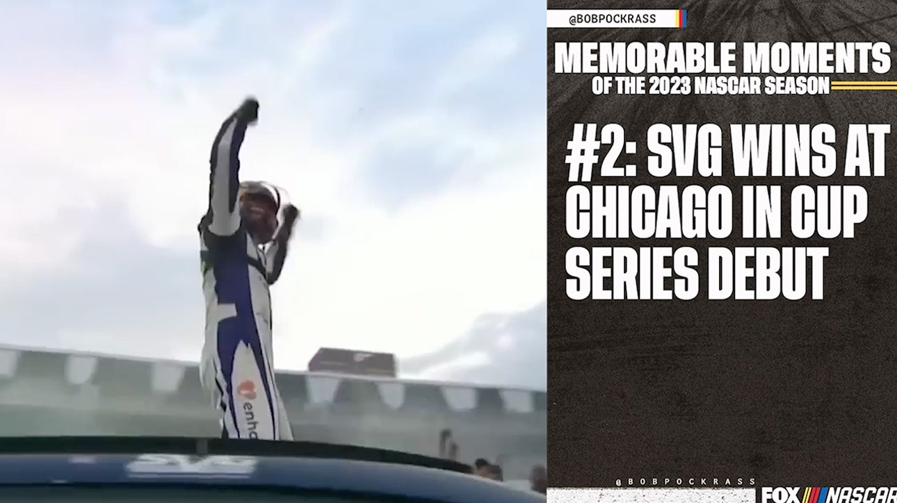 SVG Wins At Chicago In Cup Series Debut: No. 2 | Most Memorable Moments of the 2023 NASCAR Season