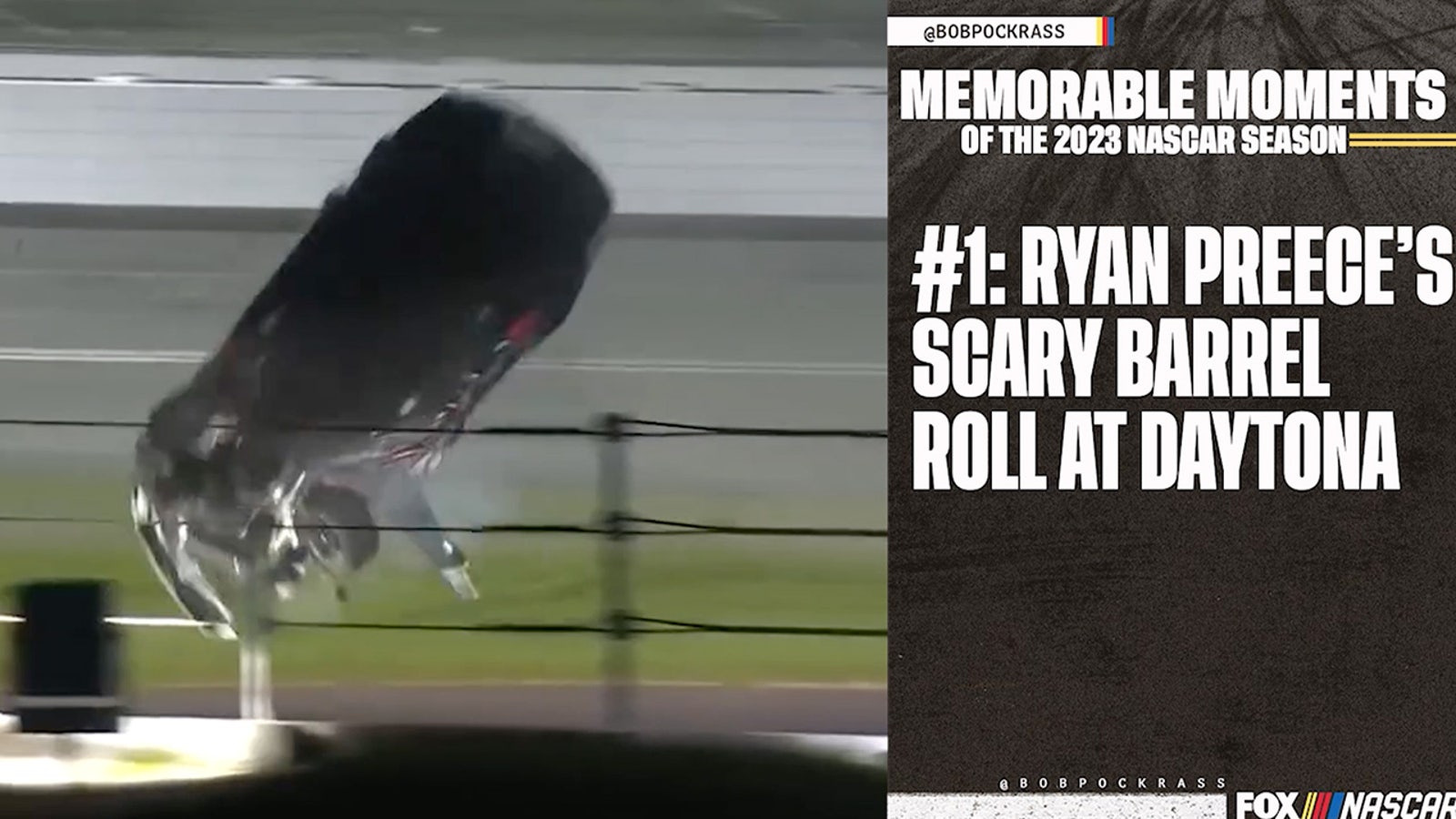 Ryan Preece's scary barrel roll at Daytona: No. 1 | Most Memorable Moments of the 2023 NASCAR Season