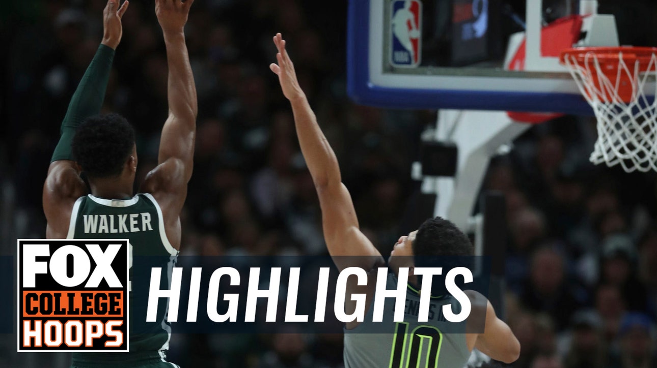 Tyson Walker leads Michigan State with 25 points in upset win over No. 6 Baylor | CBB on FOX