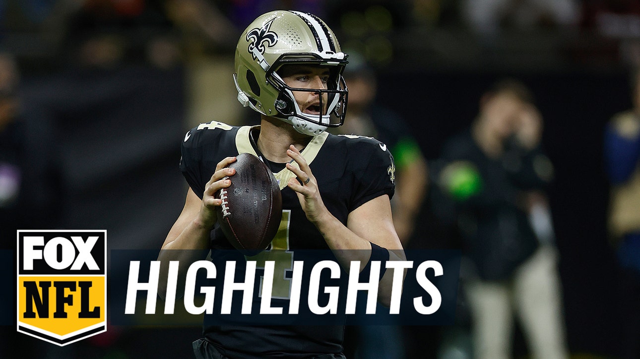 Derek Carr throws for 218 yards with three TDs to help Saints secure 24-6 victory over Giants | NFL Highlights