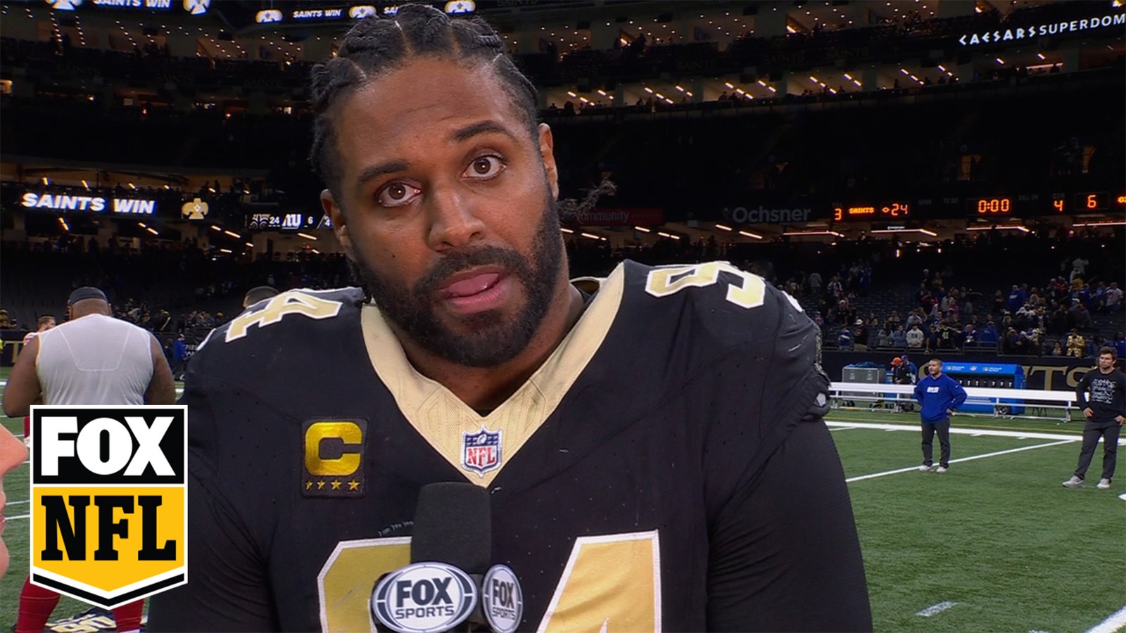 'We have our destiny in our hands' — Saints' Cameron Jordan after defeating Giants 24-6 