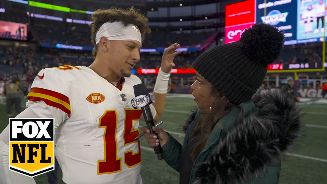 Patrick Mahomes speaks on Chiefs' bounce-back win over Patriots | NFL on FOX