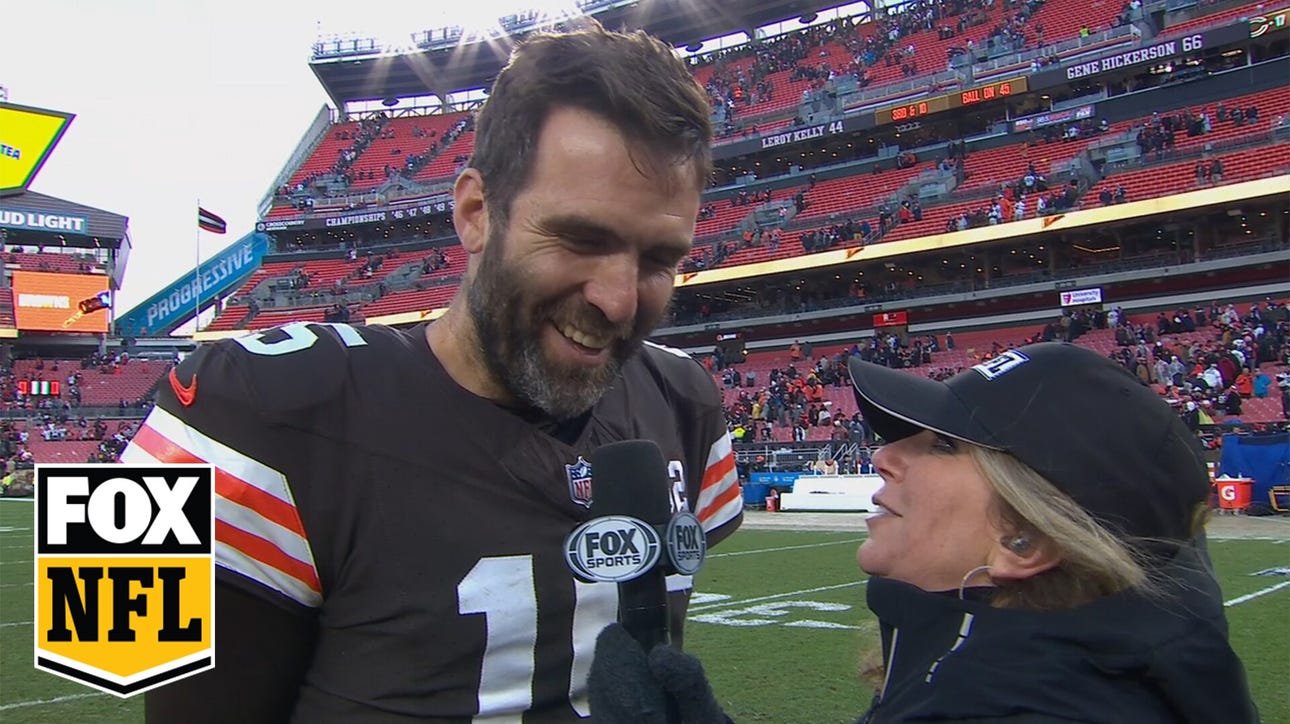 'It's unbelievable' – Browns' Joe Flacco after leading comeback victory against Bears | NFL on FOX