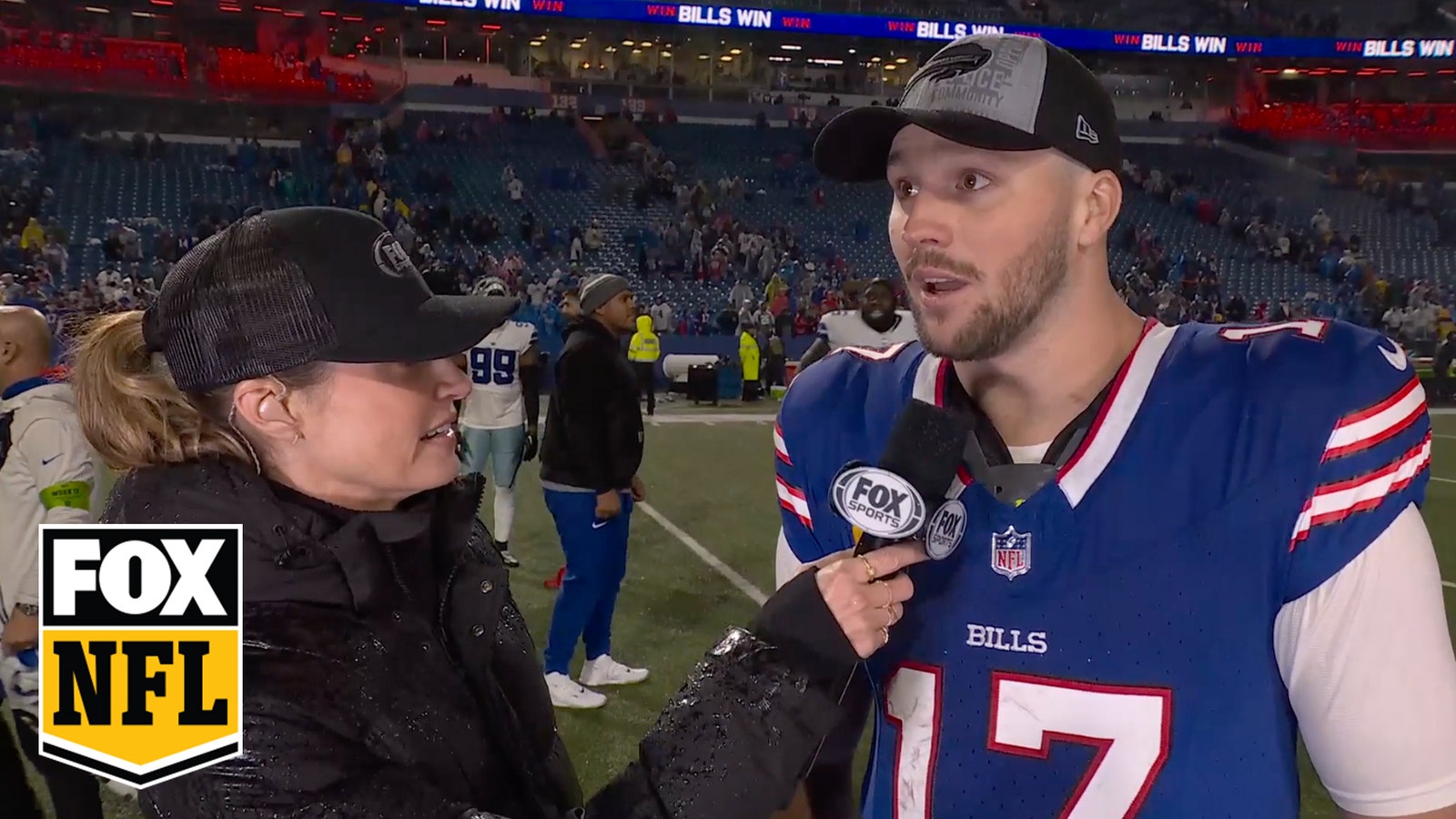 ‘Let James Cook!’ — Josh Allen praises Bills’ team effort in blowout win over Cowboys