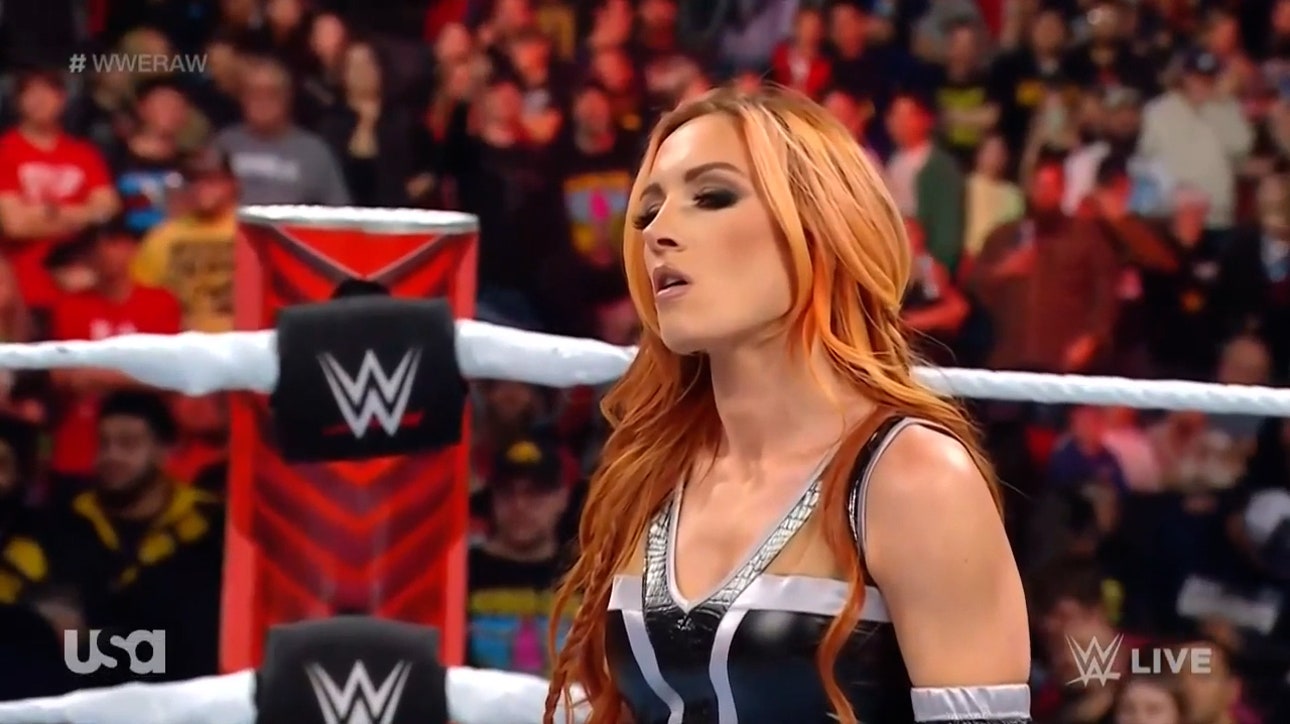 Becky Lynch loses it wen Nia Jax brings up her family on Raw | WWE on FOX