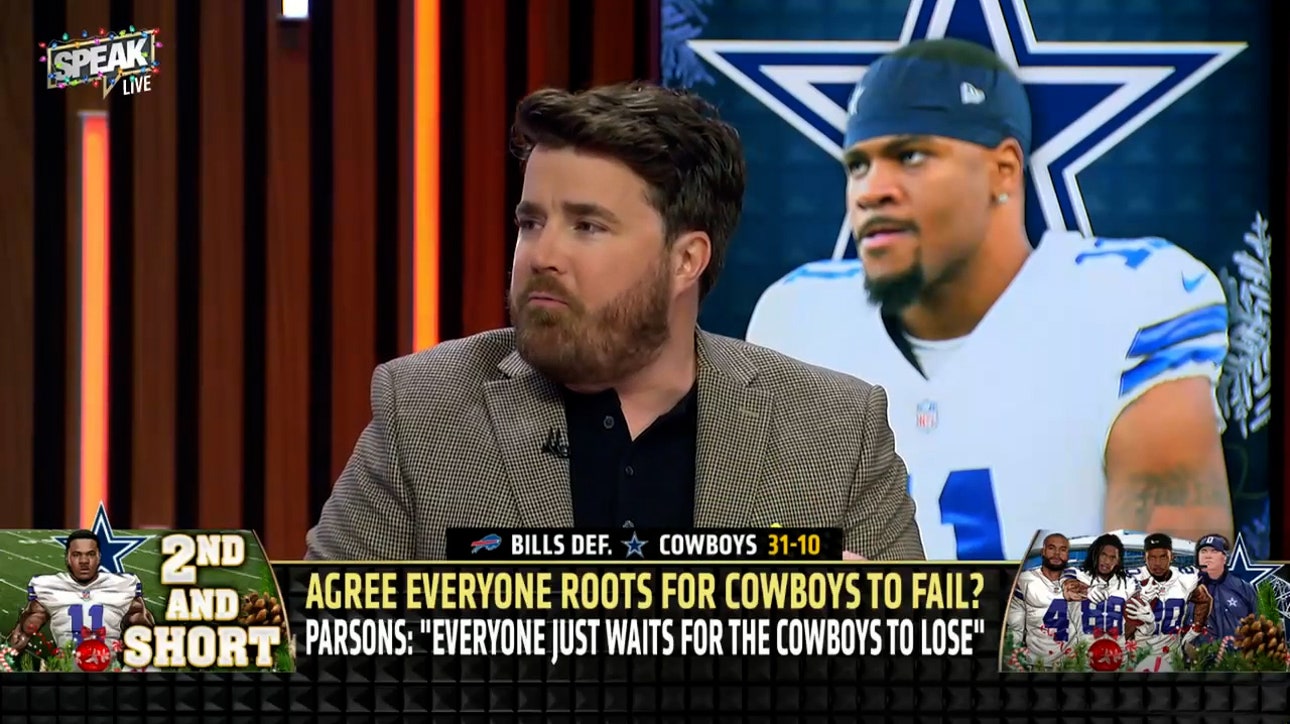Cowboys LB Micah Parsons thinks people ‘root for Dallas to lose’, is Dallas overhated? | NFL | Speak