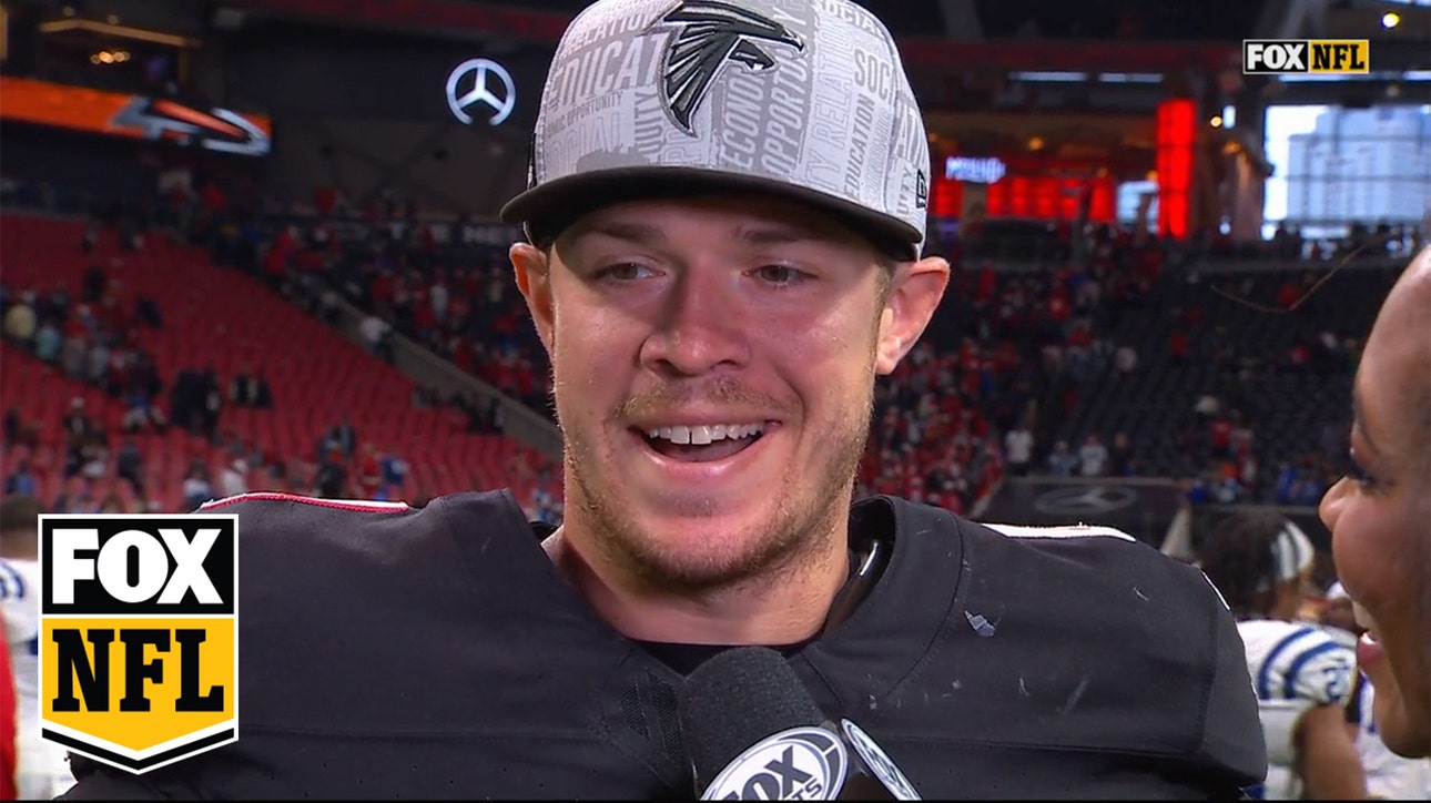 'I pretend it's like my last game' — Falcons' Taylor Heinicke on defeating Colts, 29-10 | NFL on FOX