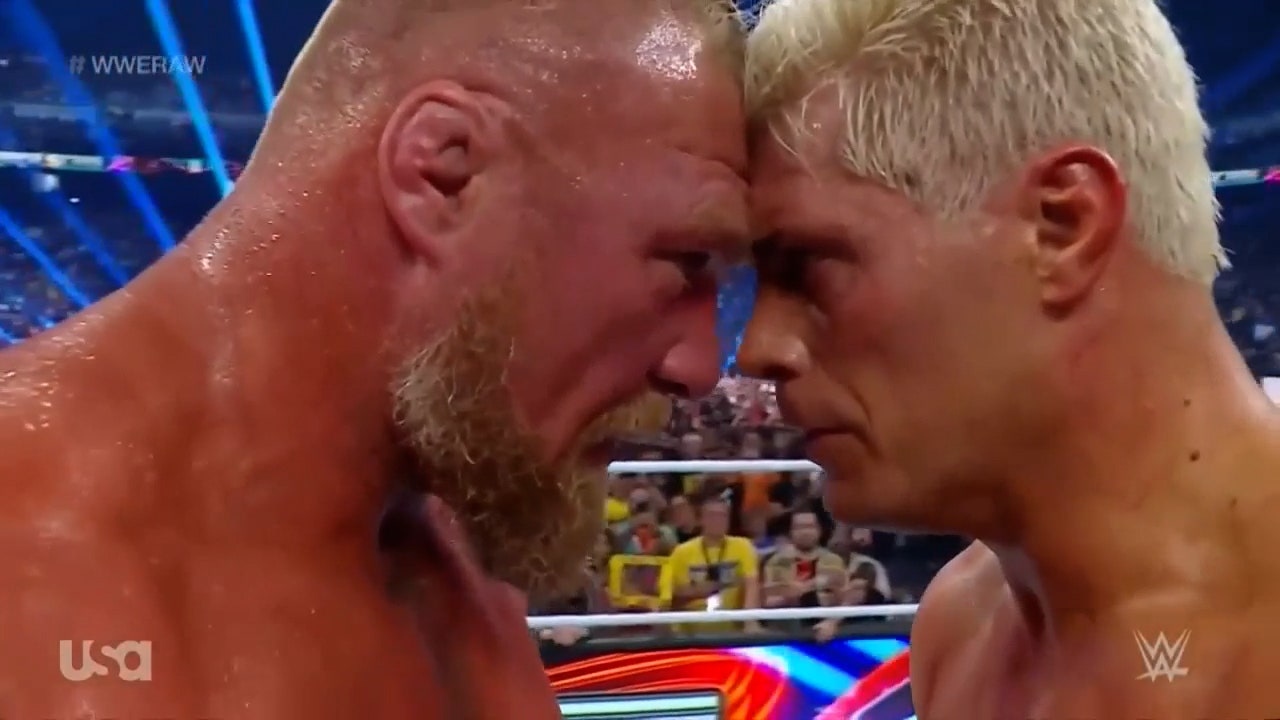 Brock Lesnar vs. Cody Rhodes SummerSlam Match: WWE 2023 Top Moments