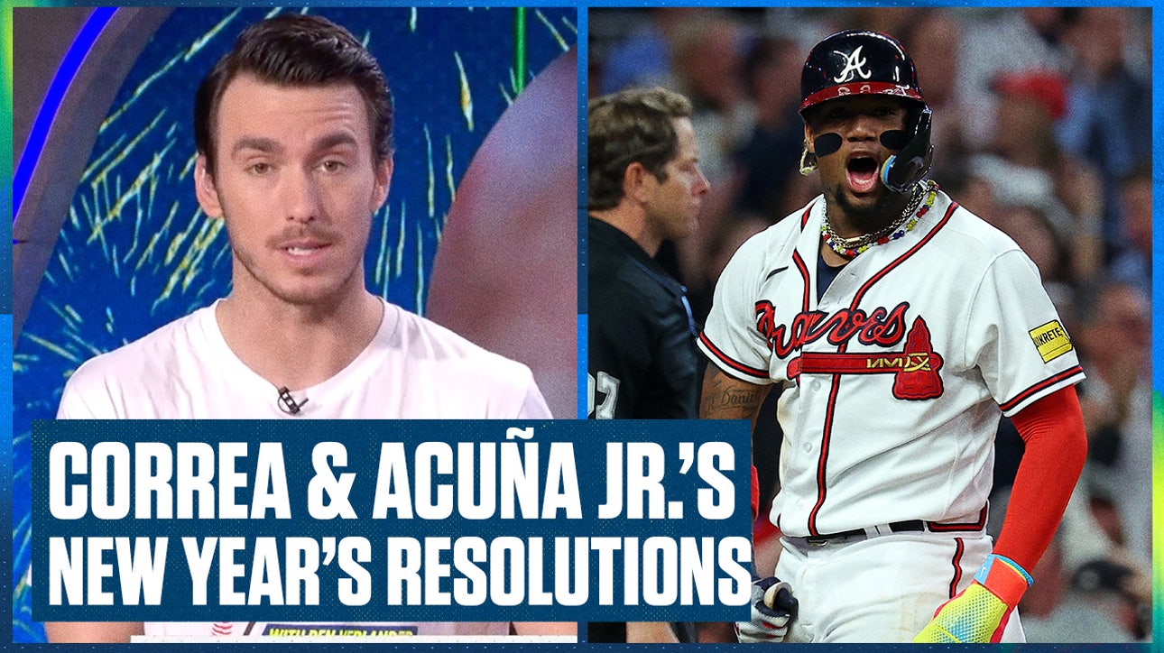 Twins' SS Carlos Correa and Braves' RF Ronald Acuña Jr.'s New Year's Resolutions | Flippin' Bats