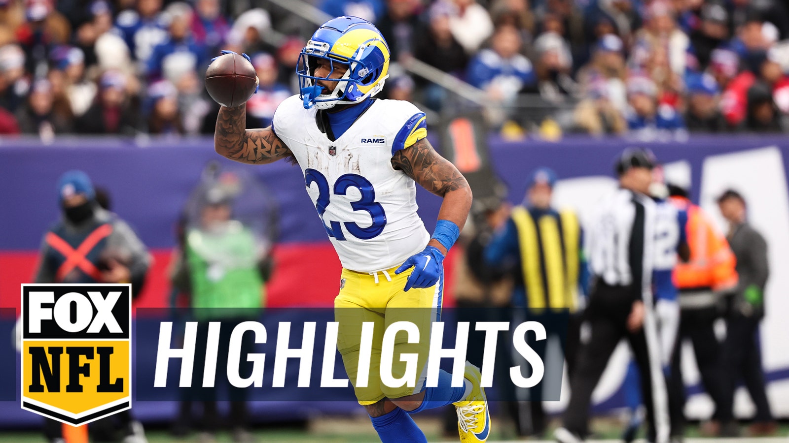 Kyren Williams has a MONSTER game with three TDs in Rams' 26-25 win vs. Giants | NFL Highlights