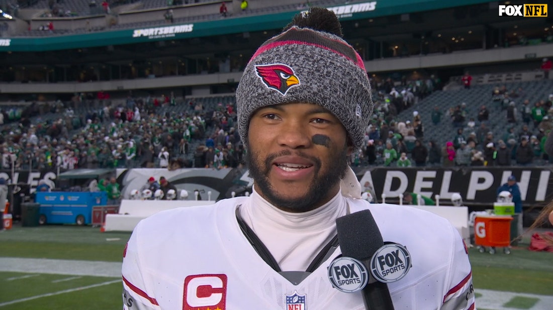 "Super proud of my guys" – Cardinals' Kyler Murray after 35-31 upset over Eagles | NFL on FOX