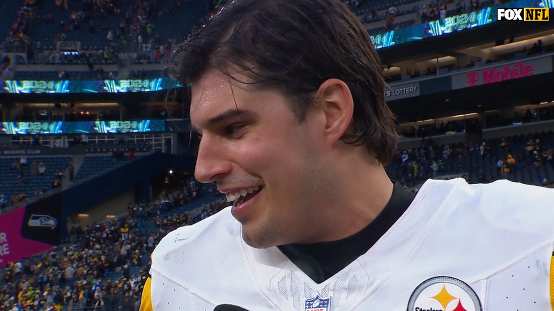 'A lot of gratitude' – Steelers' Mason Rudolph after historic 30-23 win over Seahawks | NFL on FOX