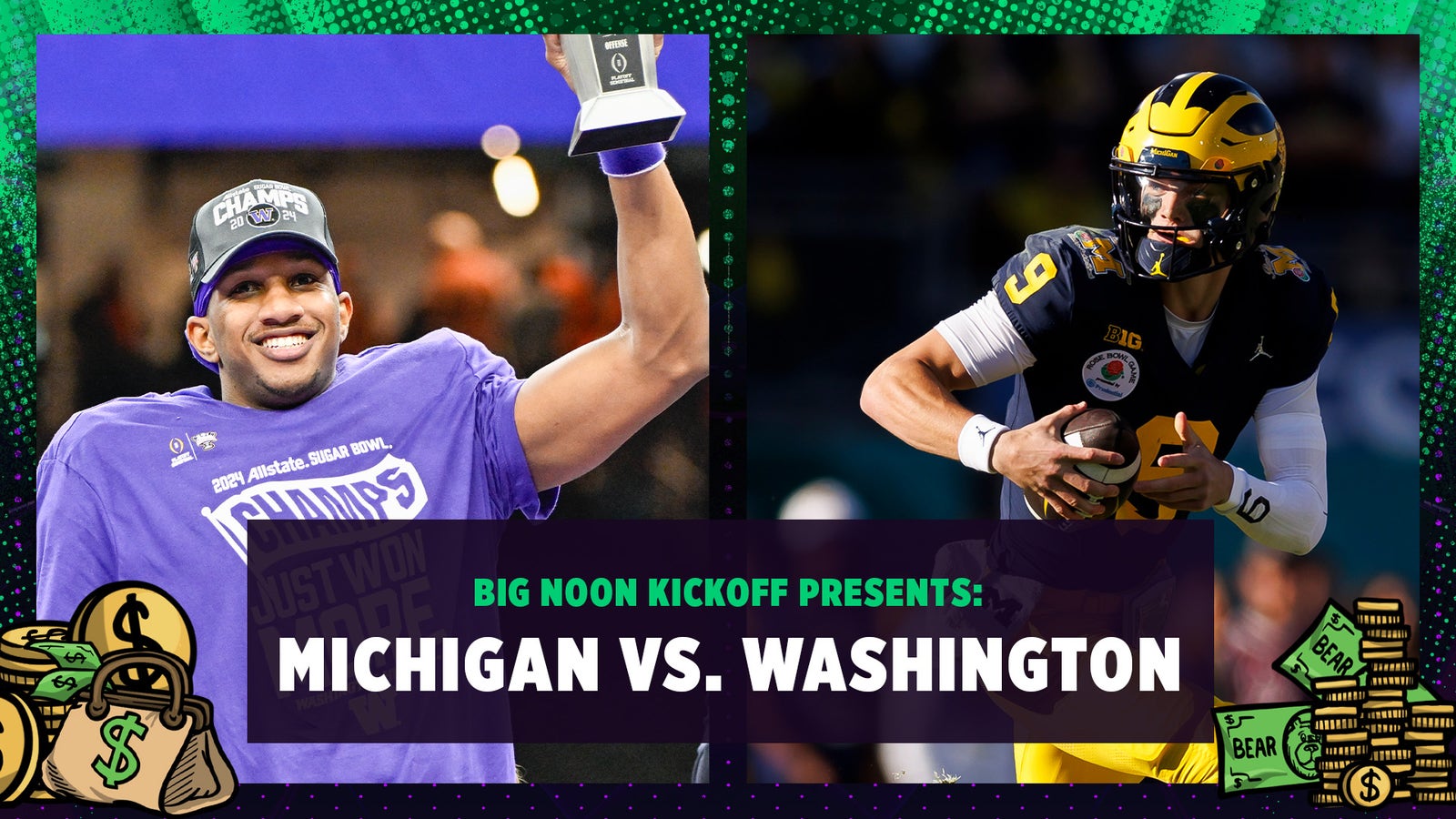 Michigan vs. Washington CFP National Championship early best bets