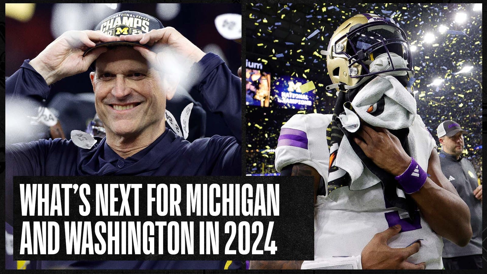 Where does Jim Harbaugh, Michigan and Washington go from here? | No. 1 CFB Show