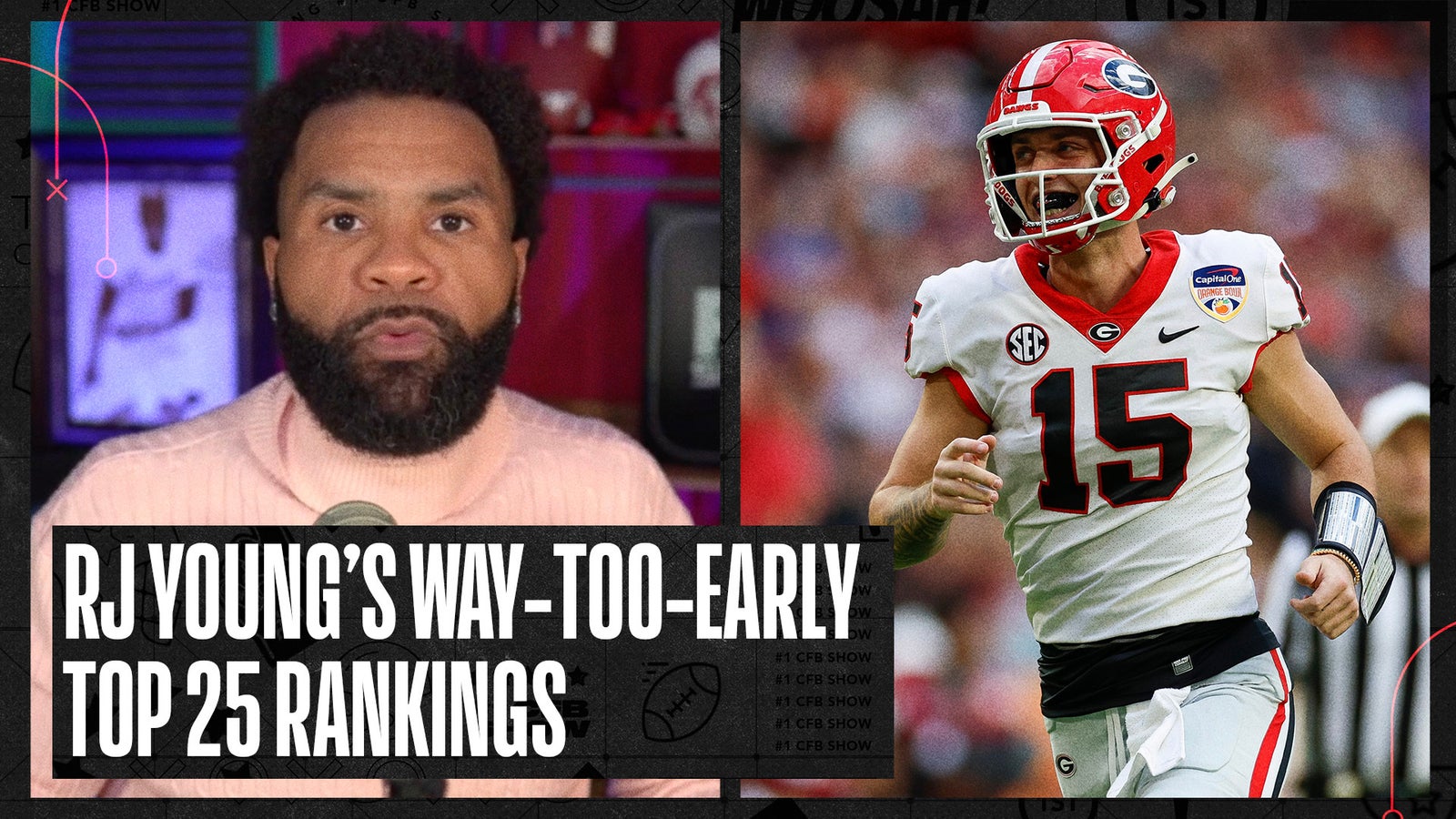 Michigan and Georgia lead RJ's way-too-early Top 25 For 2024 | No. 1 CFB Show